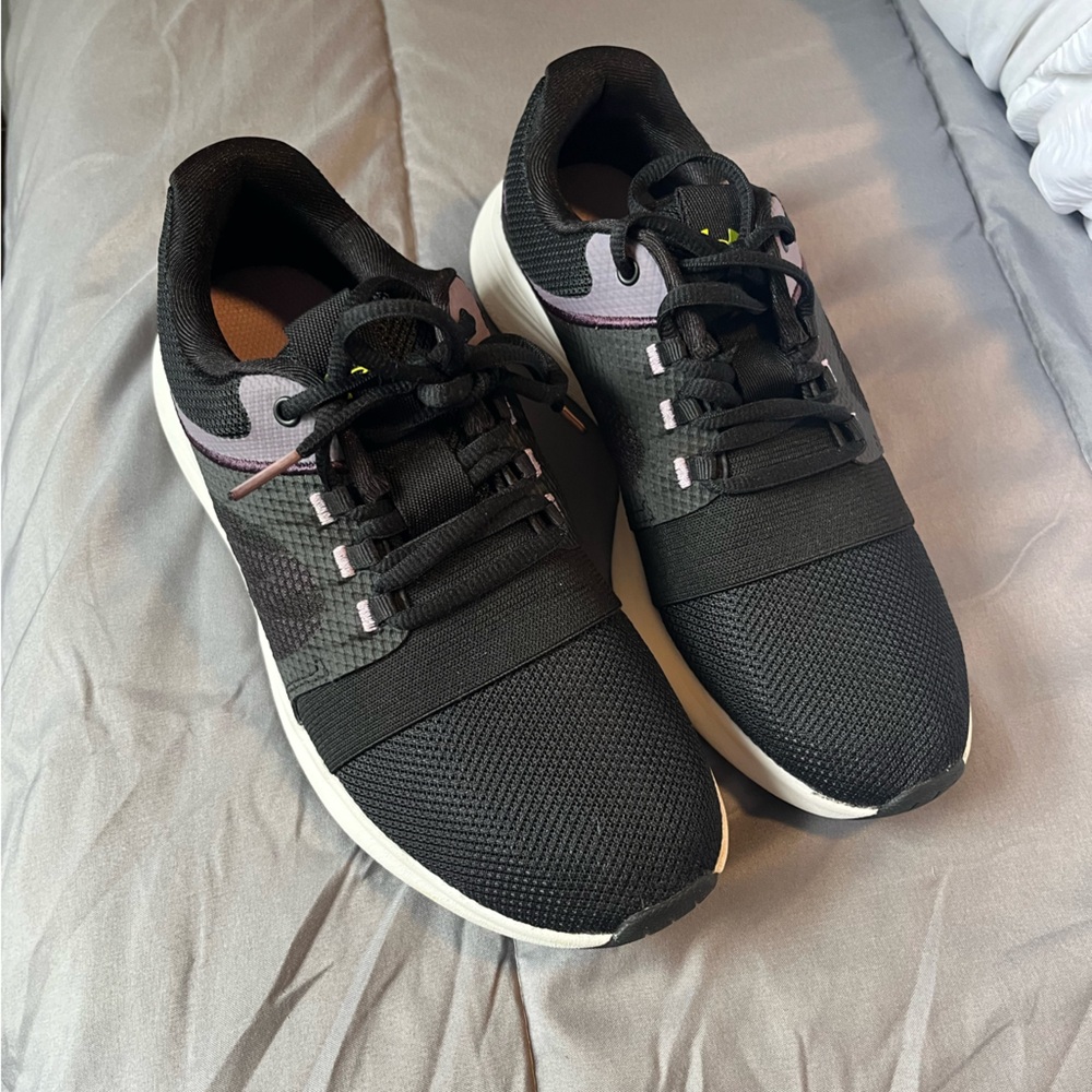 Under Armour Black and Purple Sneakers